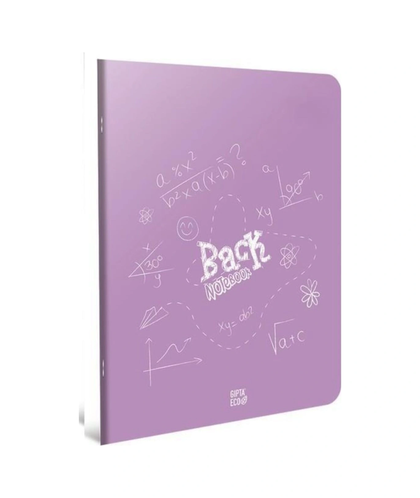 Back A5 80 Yaprak Plastik Kapak Dikişli Defter 2 Kareli + 2 Çizgili
