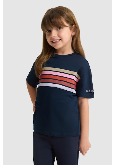 U.s. Polo Assn. Kız Çocuk Lacivert Tişört 50325698-vr033
