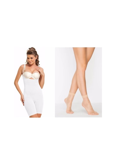 Bonbonetti Chocolate Baby & Kids Kadın Tüm Vücut Sıkı Tutucu Body Korse Çorap Hediyeli Ürün Beyaz Bonbonetti Chocolate Baby & Kids Kadın Tüm Vücut Sıkı Tutucu Body Korse Çorap Hediyeli Ürün Beyaz