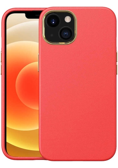 Apple Uyumlu iPhone 13 Mini Kılıf Deri Natura Kapak