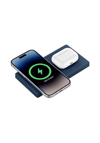 Belkin Wiz019vfbl-apl Boostcharge Pro 2 In 1 Magsafe 15w Kablosuz