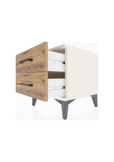 Hyperion Komodin 2 Çekmeceli 44x44x48 Aytaşı-çam Aytaşı
