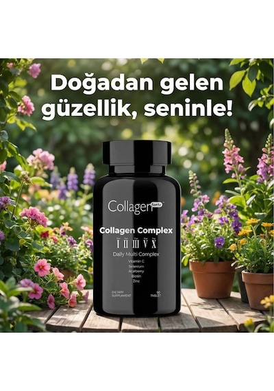 Collagen Forte Platinum 5 Tip Kolajen Vitamin ve Mineral İçeren Takviye Gıda 500 MG 90 Tablet