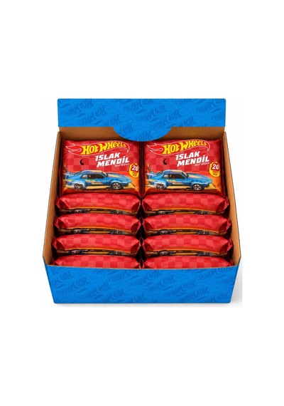 Hot Wheels Islak Mendil 20 Yaprak 16'lı Set