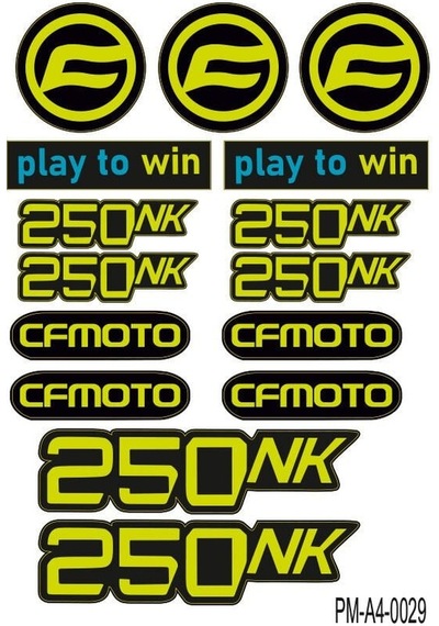 250 Nk Uyumlu A4 Çoklu Sticker Seti 03 Diğer
