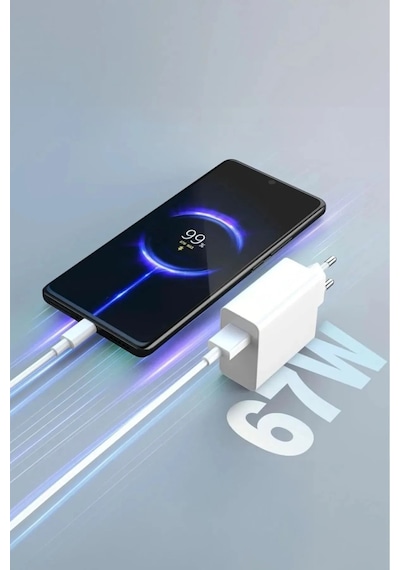 67-120 Watt Turbo Fast Şarj Cihazı Xiaomi Redmi Samsung Uyumlu 67-120w Turbo Fast Hızlı Şarj Aleti