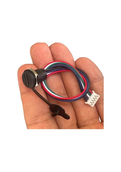 Ic-266t-2 Pano Tip Type-c Şase Dişi Soket 5p Şarj + Data