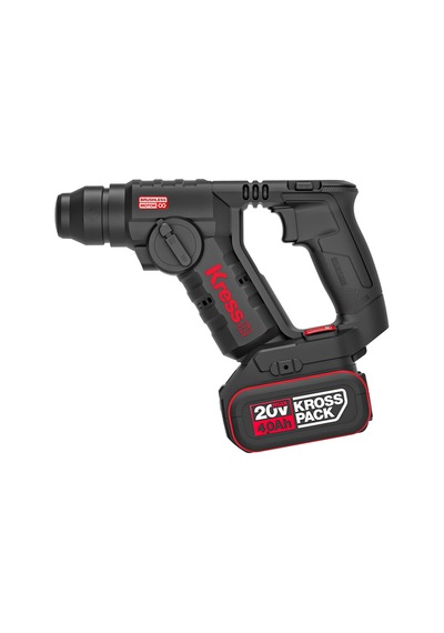 Kress Kuc50.2 20volt/4.0ah. Li-ion Çift Akülü Kömürsüz 1.7j Profesyonel Sds-plus Pnömatik Şarjlı Matkap + 10mm Mandren