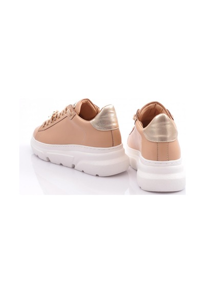 Dgn Es852 Kadın Kalın Taban Ari Tokali Sneakers Ayakkabi Nude