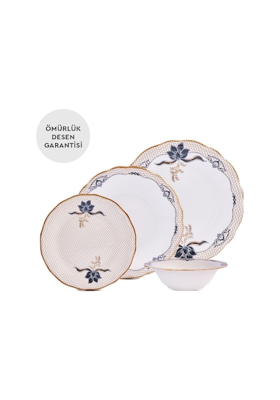 Aryıldız Parisa 24 Parça 6 Kişilik Yemek Takımı Görseldeki Renk
