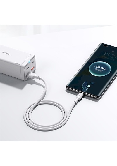 Baseus Simple Wisdom 100w Usb To Type-c Hızlı Data Şarj Kablosu