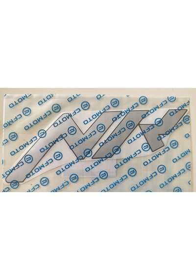 250nk Benzin Deposu Sol Panel 'nk' Sticker Beyaz