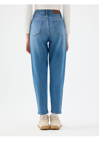 LOFT Mom Slim Fit Kadın Pantolon Lf2038773 Q1.v1 Denim