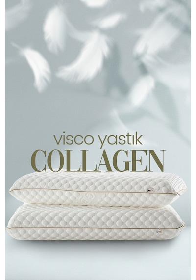 Beauty Visko Yastık Ortopedik - Visco Güzellik Yastığı - Yaşlanma Karşıtı Visco Yastık Beyaz