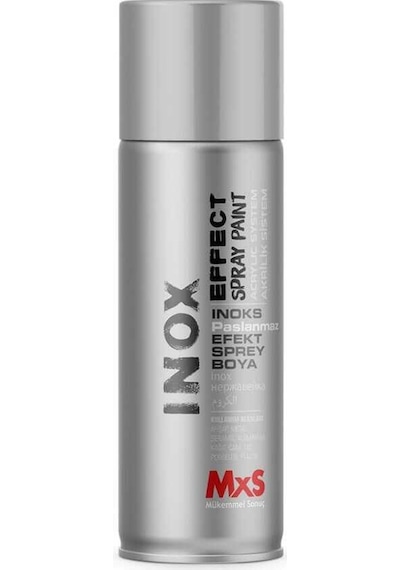 Mxs İnox Paslanmaz Sprey Boya 400 ML