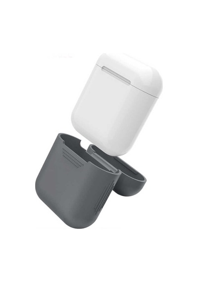 Apple Airpords Kılıf Standart Silikon Koruma Col2538-lacivert