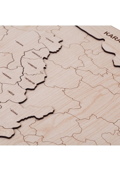 Doğal Türkiye Haritası Puzzle