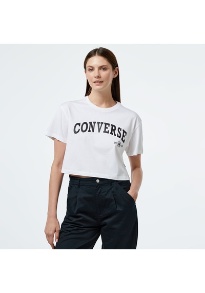 Converse Collegiate Kadın Beyaz T-shirt