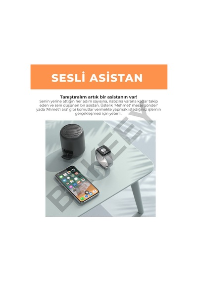 Bakeey Watch 7 Titanyum Kasa BluetoothluApple Android Uyumlu Akıllı   Saat