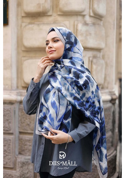Mimiyum Sarmaşık Leopar Şal Gri