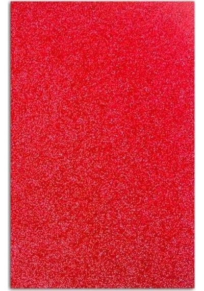 Puti Fon Kartonu Simli 50x70 10'lu Kırmızı