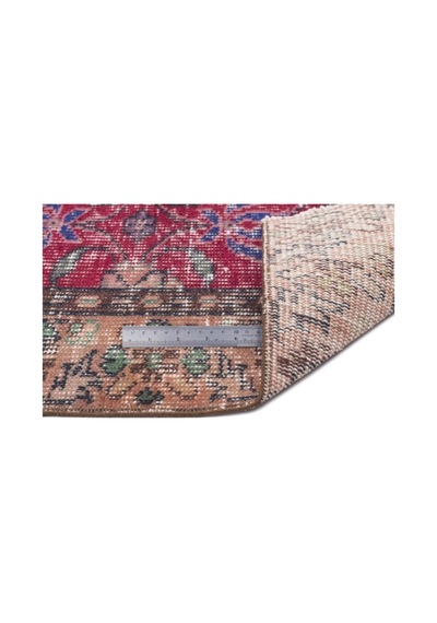 El Dokuması Vintage Yün-pamuk Naturel Halı 15352 149 X 258 Cm Çok Renkli