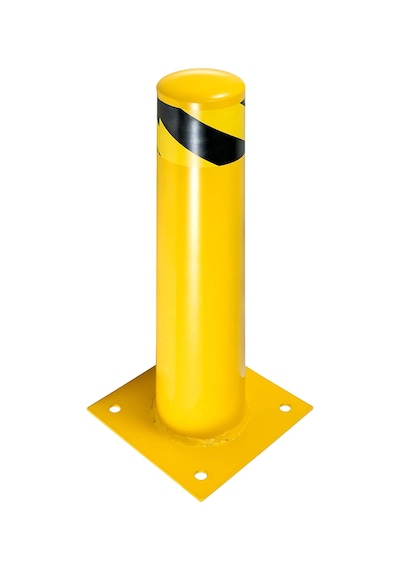 Kaldırım Sabit Bariyer Demir Duba Metal Park Demiri Otopark Bariyer 76mm 50 Cm 3mm Mavi
