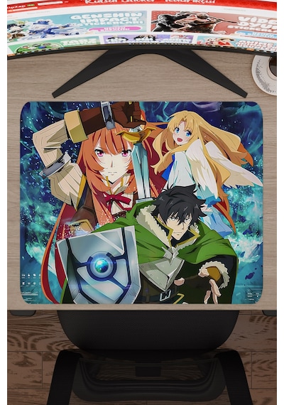 The Rising Of The Shield Hero Dikişli Kauçuk Oyuncu Mousepad V1 - 48x40 Xl Gaming Mouse Pad
