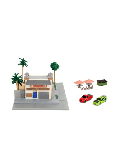 Hızlı & Öfkeli Toretto S Café Nano Sahne Diaroma Modellemesi