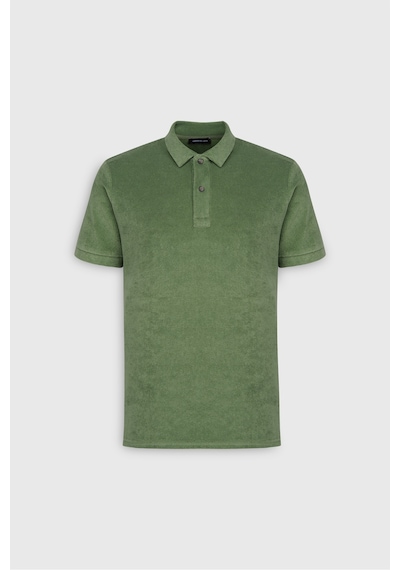 AC&Co / Altınyıldız Classics Erkek Yesıl Slim Fit Dar Kesim Pamuklu Havlu Kumaş Polo Yaka Tişört Yeşil AC&Co / Altınyıldız Classics Erkek Yesıl Slim Fit Dar Kesim Pamuklu Havlu Kumaş Polo Yaka Tişört Yeşil