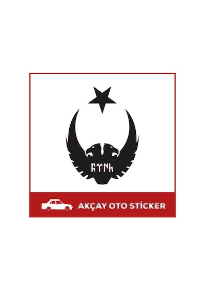 Ay Yıldız Kartal Türk Sticker Ay Yıldız Oto Sticker Araba Sticker