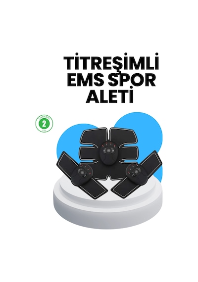 Evde Spor İçin Orijinal Ems Kas Çalıştırma Aleti 2025 Titreşimli Seri Siyah