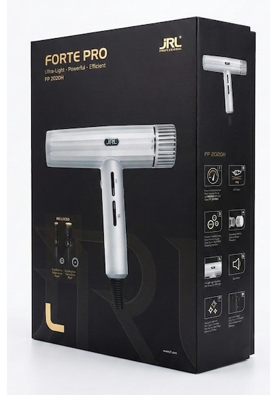 Jrl Forte Pro Profesyonel Saç Kurutma Makinesi 2150w Beyaz Fp2020h 2 Adet Protermal Fırça Hediyeli