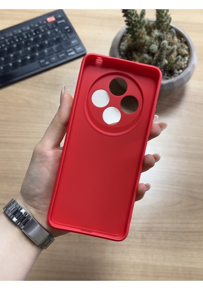 Redmi 14c Silikon Kılıf Xfab Kırmızı