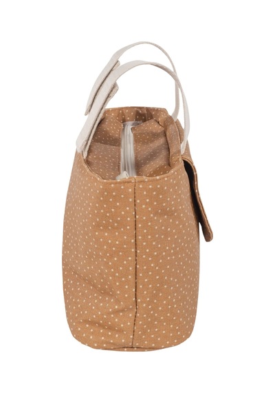 Walking Mum Poppy Bebek Arabası Puantiyeli Organizer Çanta Cinnamon Kahverengi