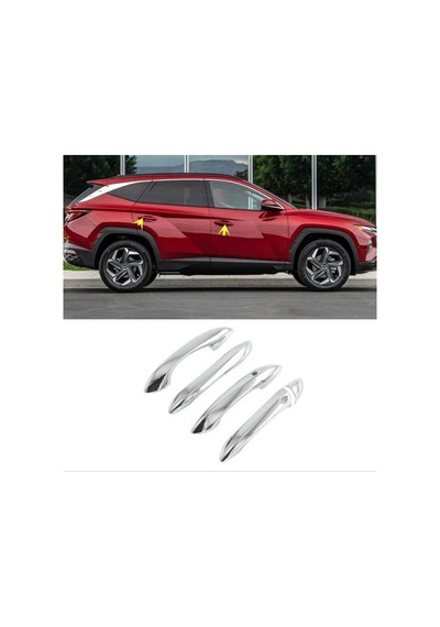 Hyundai Tucson 2021 Sonrası Kapı Kolu Sensörlü Abs Krom