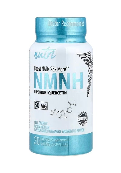 Nutri Nmnh Dihydronicotinamide Mononucleotide 30 Vegan Capsules