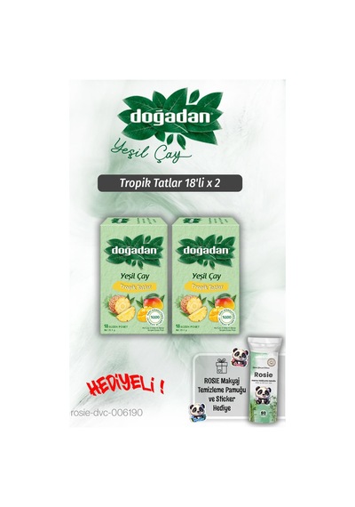 Doğadan Tropik Tatlar 18'li X 2 Ve Rosie Pamuk Hediyeli