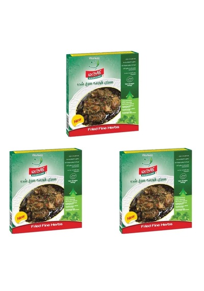 Yelpaze Kamchin Pişmiş Ghormeh Sabzi İran Yemeği 3 x 400 G