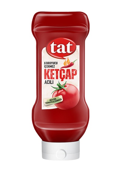 Tat Acılı Ketçap 650 G X 4 Adet - Yoğun Kıvamlı Ve Ekonomik Acı Lezzet