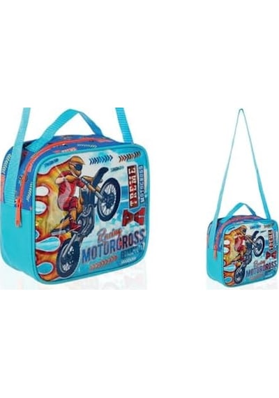 Kids Beslenme Çantası, Motocross, Pvc .