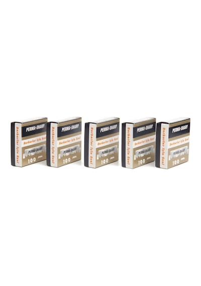 Gillette Perma Sharp Berberler İçin Özel Yarım Jilet 5 x 100 Adet