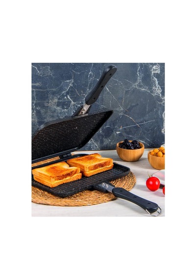 Usta Tostçu Granit Döküm Ocak Üstü El Tost Makinesi St-101