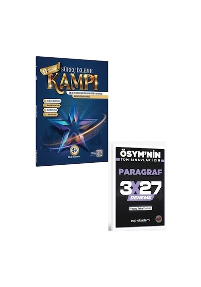 Bilgisarmal 2027 9. Sınıf Tüm Dersler Süreç İzleme Kampı+ Evp Akademi Paragraf
