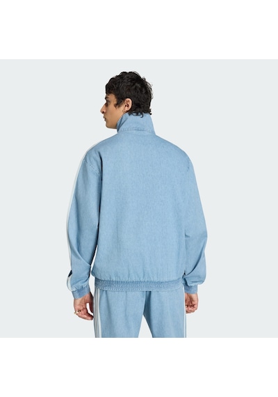 Adidas Kx1196 Denım Fb Jacket Erkek Eşofman Üstü Mavi