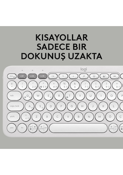 Logitech Pebble Keys 2 K380S 920-011859 Kablosuz Klavye