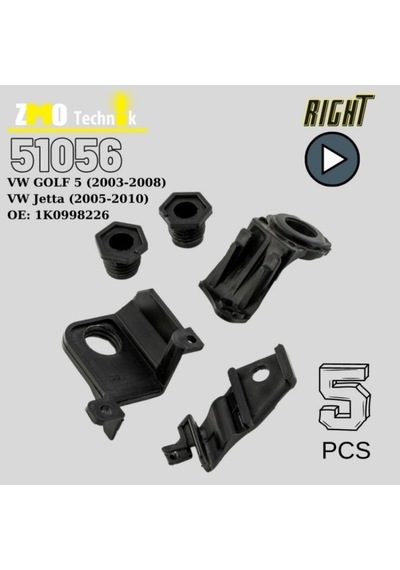 Far Tamir Kiti Vw Golf V - Jetta Iıı Sağ 2003-2009 1k0998226