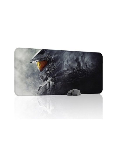 Halo Kaymaz Dikişli Kauçuk Oyuncu Mousepad V4 - 90x40 Xxl Gaming Mouse Pad Fare Altlığı