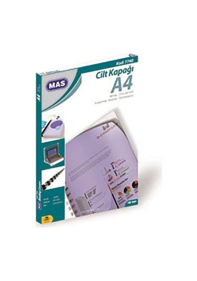 Mas Cilt Kapağı Pp A4 100 Lü Beyaz