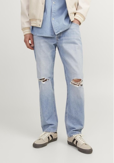 Jack & Jones Erkek Chris 921 Relaxed Fit Jean 12252799 Blue Denim